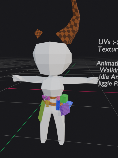 confusedcatgrl's tweet photo. Silly little update on the model. Currently doing some UVs and the cleanup, but so far this is what I have. https://t.co/GBaUVfqsQM