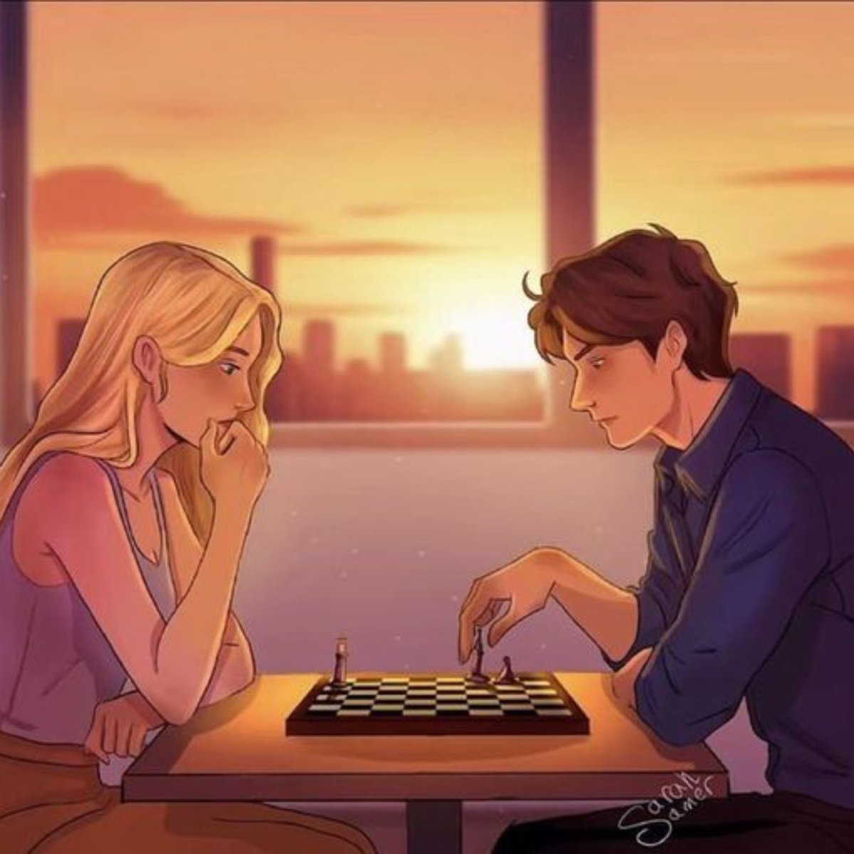 juliettekenji's tweet photo. if you like chess, rivals to lovers, grumpy mmcs and complex fmcs, i recommend you check &amp; mate by ali 🤍🤝 the sweetest book ever, and also very underrated ✨️ https://t.co/Nk9hJnVf0a