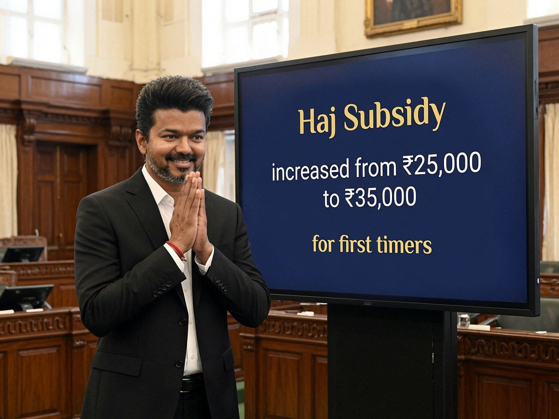tathvamasi6's tweet photo. How many of you know that Tamil Nadu CM Joseph increased Haj subsidy from ₹25K to ₹35K.

For Muslims 
₹10,000 extra for just being Muslim and going on Haj for the first time.

For Hindus
Don’t forget he went to SC opposing high court order allowing Hindus to light Kartika deepam.

Ordered to distribute 3,000 acres temple lands to occupiers,

What kind of sickularism is this?

Shame on Tamil Hindus, voting for such a lunatic.