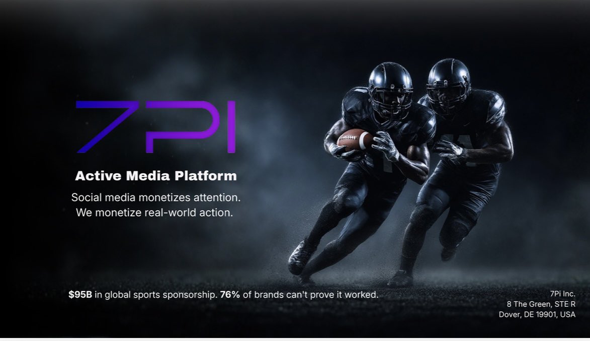 Matthias_7PI's tweet photo. Every minute you spend on our screen is a minute we’ve failed.

Sounds like a terrible business model.

Until you realize every platform creates the behavior it rewards.

Social Media monetizes attention.

We’re building Active Media to monetize real-world participation.

That’s a fundamentally different incentive.

The average teenager now spends around 8.5 hours a day on entertainment screen media.

Not because people suddenly lost discipline.

Because today’s digital economy rewards time spent on screens.

We’re asking a different question.

What if platforms made money when people put their phones away?

When they went for a run.

Played basketball.

Walked with friends.

Joined a local event.

Actually did something.

The metric changes everything.

Attention creates one kind of internet.

Participation creates another.

We believe the next generation of platforms won’t compete for your screen time.

They’ll compete for your real life.

That’s what we’re building at 7Pi.

Not another social platform.

The world’s first Active Media platform.