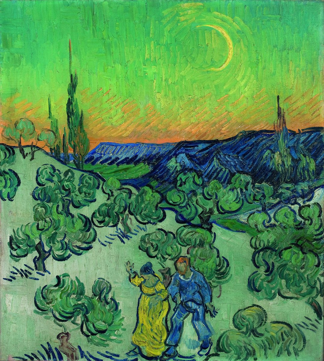 literatura_rte's tweet photo. Vincent van Gogh (1853-1890)
A Walk at Twilight https://t.co/XqV85J228g