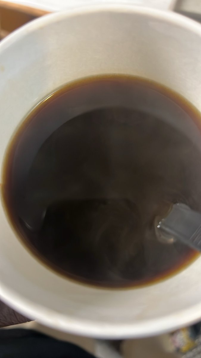 UncleMello0311's tweet photo. Or with coffee??? So hot you can see the steam in the picture. https://t.co/HfO29Y9YsZ