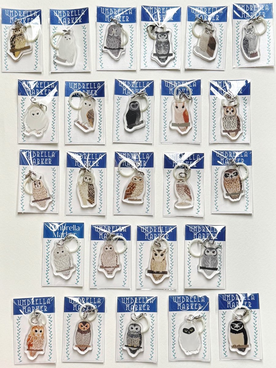 YoriTSUKIKAWA's tweet photo. Thank you!over 200 sold🦉🌟🌟

アンブレラマーカーがシリーズ累計販売数200個超えていました🦉🌟🌟
お手に取ってくださった皆様、本当にありがとうございます！
minneで全25種販売再開しましたので、気になる方は覗いてみてください☺️

https://t.co/U0N9bhhYTj https://t.co/XfA4tA9URK