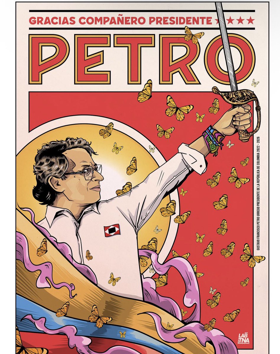 CamiloTorres_RC's tweet photo. #GraciasPresidentePetro @petrogustavo 
Por poner por primera vez al pueblo como prioridad. 
Por gobernar también para los nadies.
Por dignificar el trabajo.
Por dignificar las fuerzas armadas.
Por aumentar el comercio internacional y turismo.
Por darle la mano a los abuelitos dignificando su vida y cuidado.
Por plantear una transición energética justa a la vanguardia del mundo.
Por desmarcarnos del sionismo asesino y hegemónico. 
Por apoyar las causas sociales que tanto habían quedado en el olvido.
Por reformas sociales a la salud y pensión que ponían de ejemplo central al pueblo y no a sus verdugos.
Por hacer respetar nuestra soberanía y democracia de la tiranía del siglo 21.

Por esto y mucho más, #GraciasPresidentePetro. 

Volveremos. Ad astra.