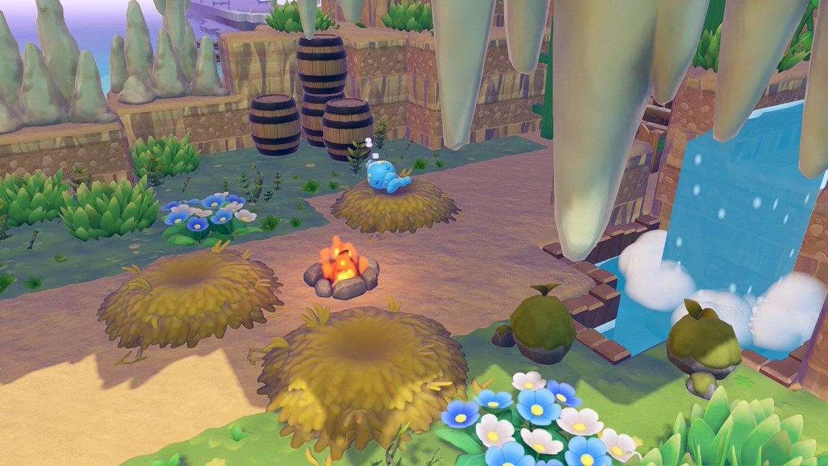 gokurinface's tweet photo. #ぽこあポケモン　
マナフィ仲間になったけど海底ではなくパサパサに以前作ったサメハダ岩に住んでもらおう(ポケダンしたことある人には分かるはず)
時闇空のSwitchリメイク出ないからメタモンの中の人が拗らせてるんだごめんね

夢島でフィオネにも会えた✌️ https://t.co/erl1xqEQpP