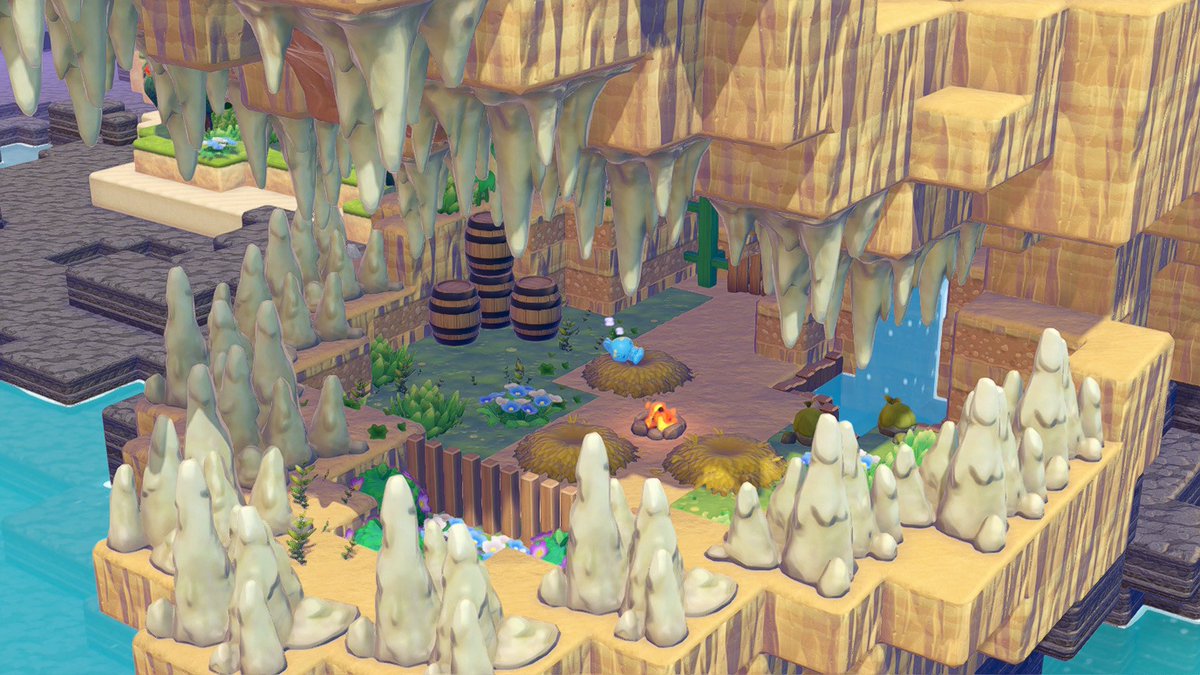 gokurinface's tweet photo. #ぽこあポケモン　
マナフィ仲間になったけど海底ではなくパサパサに以前作ったサメハダ岩に住んでもらおう(ポケダンしたことある人には分かるはず)
時闇空のSwitchリメイク出ないからメタモンの中の人が拗らせてるんだごめんね

夢島でフィオネにも会えた✌️ https://t.co/erl1xqEQpP