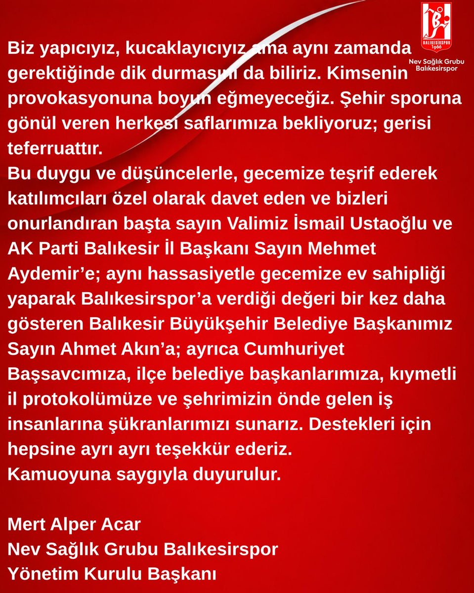 baIikesirspor's tweet photo. https://t.co/ZeBNiSZjPh
