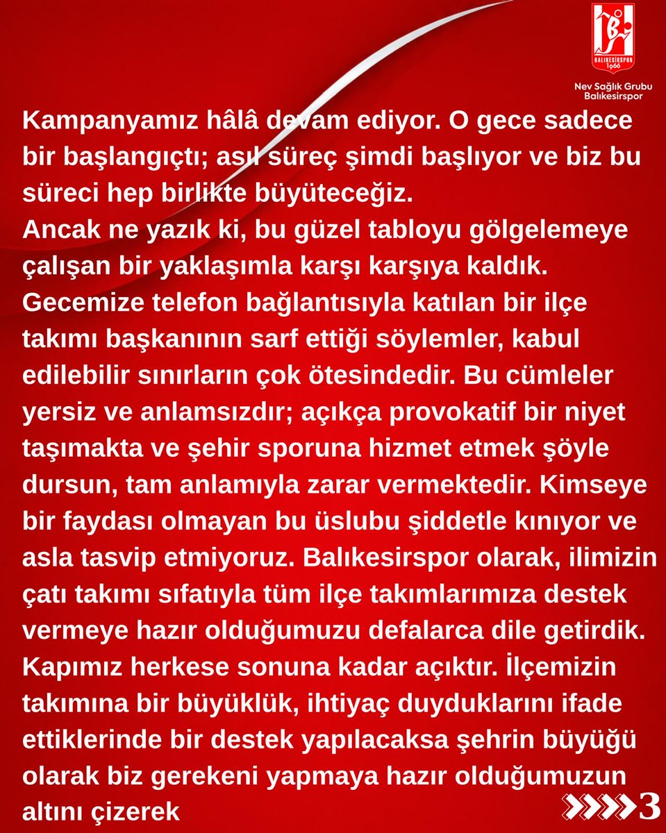 baIikesirspor's tweet photo. https://t.co/ZeBNiSZjPh