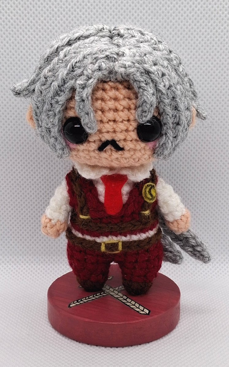 clearfire25's tweet photo. No Lucio was harmed in the making of this plushie (because I've yet to crochet a Valencina)

#LimbusCompany https://t.co/msIPWm2Cpq