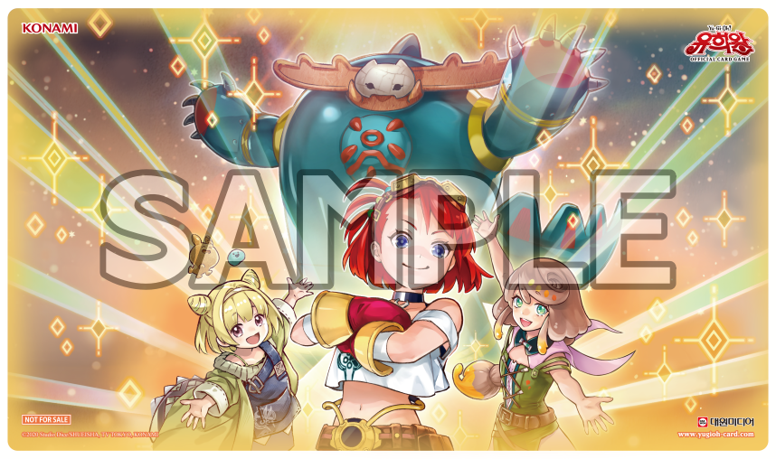 未開封 牽引のキャトルヒーラー プレイマット 遊戯王 公式品 韓国　遊戯王の日 未開封 牽引のキャトルヒーラー プレイマット 遊戯王 公式品 韓国