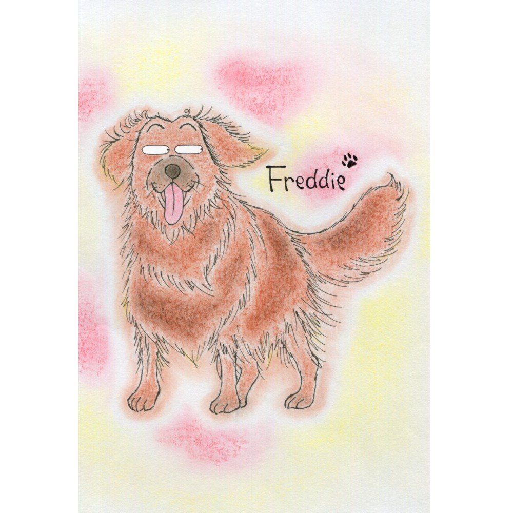 allyveryhappy's tweet photo. IYNさんでの個展に出る、ミックス犬のフレディ(Freddie)です😄

8/20よりIYNさんのホームページからも会えますよ😄

https://t.co/LvQXBBVYOy

#iyn #犬 #dog #イラスト #illustration https://t.co/xUHP3CUSkd