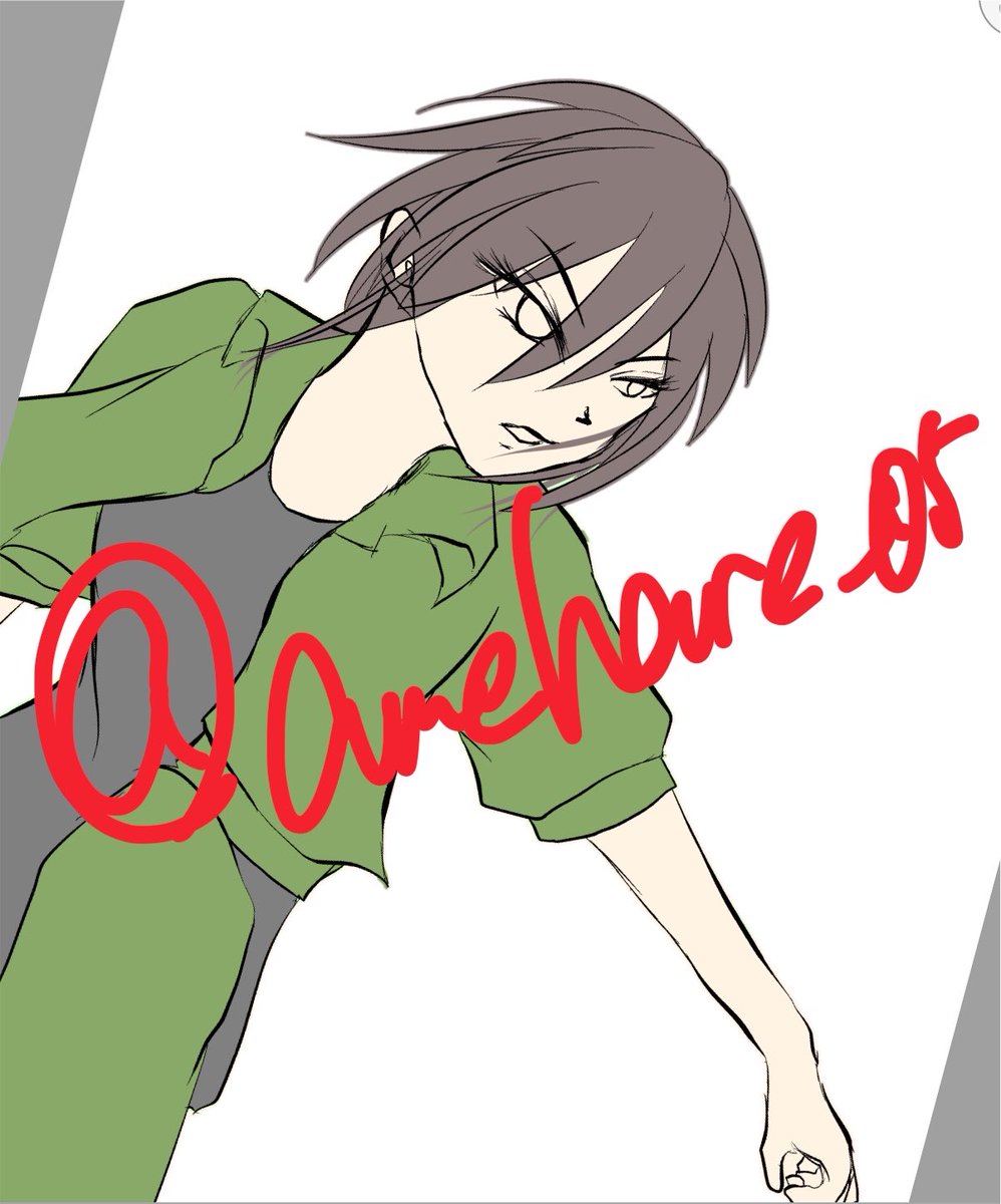amehare_05's tweet photo. 突然絵を描きたくなり、ざかざかーっと描いたのがこの人だった。面白い色の塗り方見つけてやってみよ、って思ったんだけどはてさて。 https://t.co/MGxwratSRn
