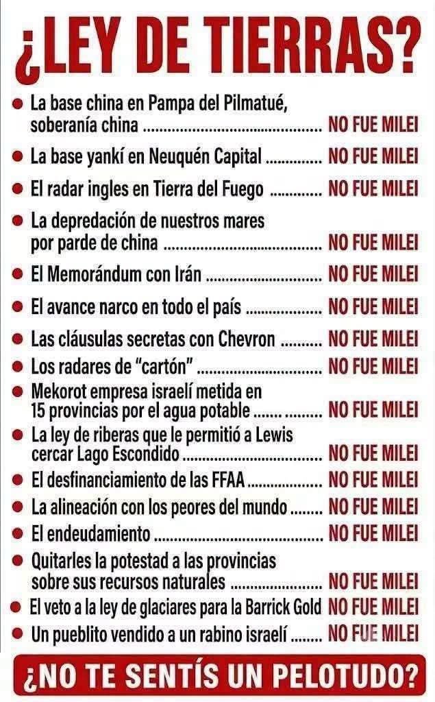 HVrizz's tweet photo. NO FUE MILEI!!
@JMilei viene a arreglar el desastre que dejaron luego de 100 años de desgobierno. https://t.co/Gix25q1dNV