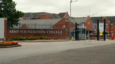 OrissaPOSTLive's tweet photo. Four young women have alleged they were sexually assaulted and harassed while attending the Army Foundation College in Harrogate, North Yorkshire, with one claiming she was raped by fellow junior soldiers when she was 17. 

#UK #ArmyFoundationCollege #Harrogate #SexualAbuse #BBC #OrissaPOST

📲 Follow Orissa POST – Odisha’s No. 1 English Daily 📰✨