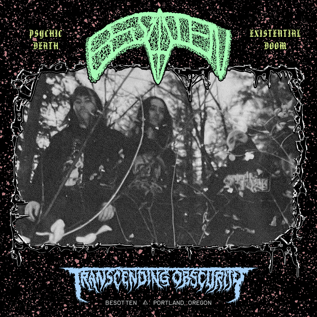 transcendingobs's tweet photo. BAND SIGNING ANNOUNCEMENT: Death/doom metal band #BESOTTEN from the US

We're chuffed to work with the US death/doom metal band Besotten. They've come up with a stellar full length debut album, "Eye of the Monolithicrypt," and we can't wait to unleash it worldwide. It's well-written, nuanced, doomy death metal music that also sounds crushing and rotten. Basically, it's done right. Preorders will be up tomorrow on Bandcamp Friday and you can listen to one of the tracks here: https://t.co/FSZrub34QN

Band's statement: "We‘re thrilled to be joining Transcending Obscurity to unleash our first full-length, and are eternally grateful to Kunal for believing in us and this record. This album expands psychological death-doom into new realms, as ripping hysteria and crushing gloom conspire with phantasmal synths and reflective meditations on death.

We can’t wait to share this new work with you, and just like the stray animals Kunal helps every day with his rescue, we are deeply thankful to be part of the Transcending Obscurity family."

Lineup:
Andy Osborn: Drums
Patrick Sinn-Movilla: Guitars & synths
Garth Purkett: Vocals & bass

Mixing, Mastering & Guitar/Vocal Engineering by Leon Del Muerte (Impaled, Terrorizer) 
Drum Engineering by Charlie Koryn (VoidCeremony, Ascended Dead, Morbid Angel [live])

Album Artwork, LP Logo & Title Design by @lord_serus (Cancer Void)