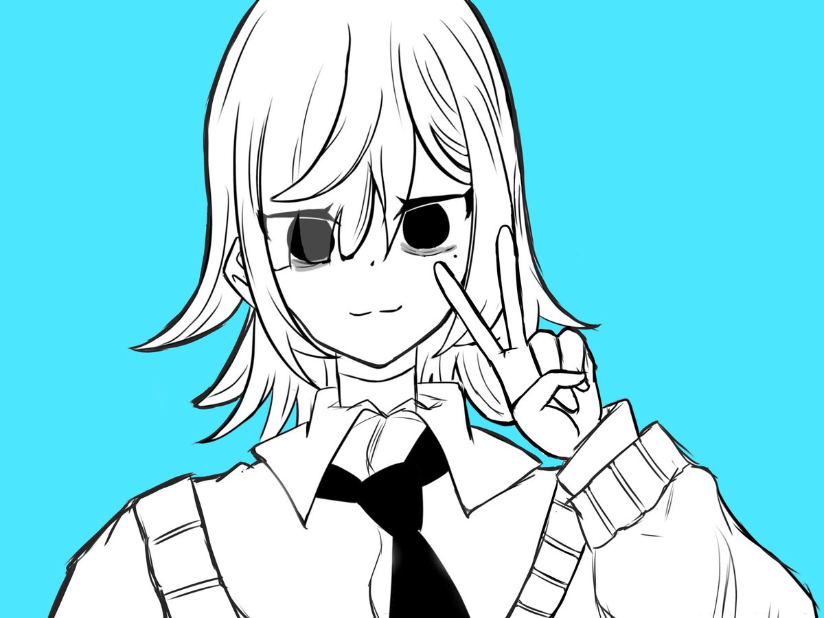 minto_mao12's tweet photo. 少女Aを鬼リピしててちょっと思った事。
あのネクタイ？をおろした時の目がこんなんだったらメロくね？（癖の話） https://t.co/EWLkZ3EvXw