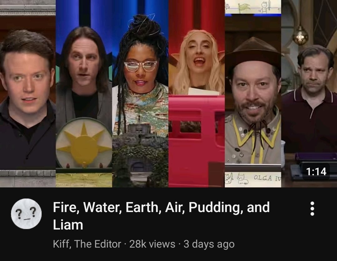 Liamobrienz's tweet photo. "Fire, water, Earth, Air, Pudding, and Liam"😂 https://t.co/Jq9CVSrXDk
