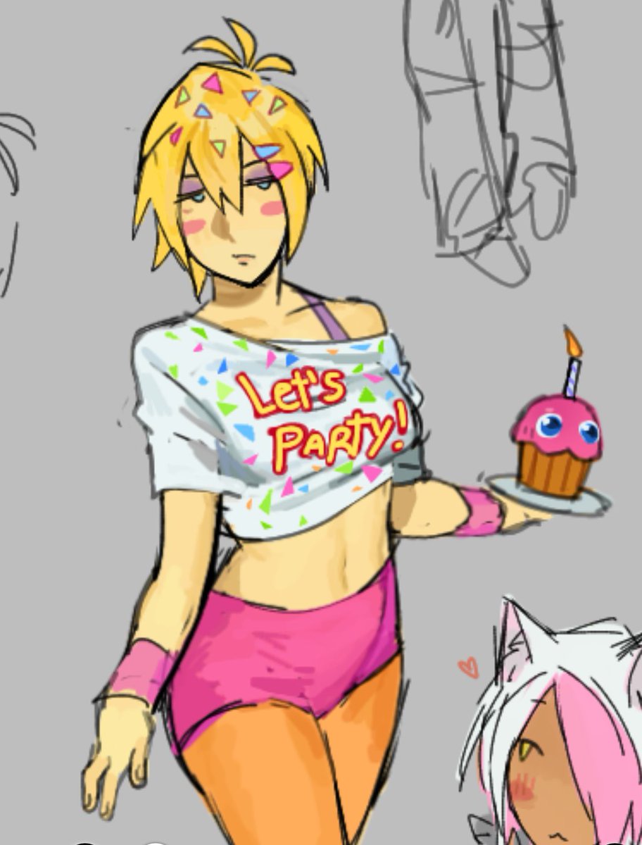 L17932's tweet photo. idk what clothes to give her so im gonna draw her like this for now https://t.co/xZoJGUukvW