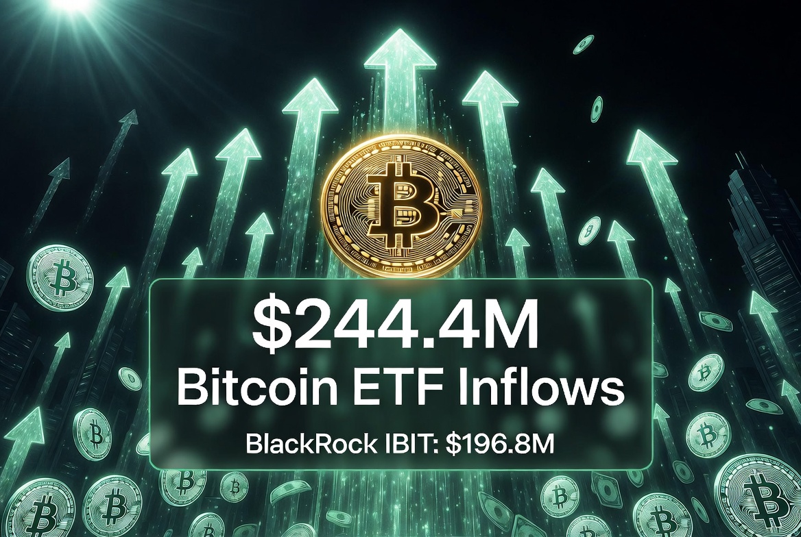 CryptoLifer33's tweet photo. 🚨 JUST IN: 🇺🇸 Bitcoin spot ETFs recorded a net inflow of $244.4M on August 5.

BlackRock clients bought $196.8M worth of $IBIT.

This is the first sign I look for in the bottom.  Big buys coming in from Institutions. https://t.co/vhENPCwXXS