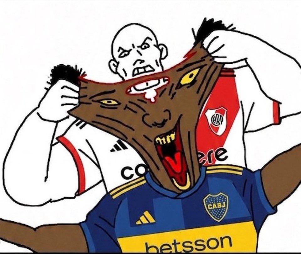 Lamelagol's tweet photo. Este es el tipo de llanto que me gusta, el que tiene olor a miedo

Llora bostero, reventa de envidia, sucumbí ante la superioridad moral, estética y monetaria del club más grande del continente https://t.co/oMqU0NzHoY