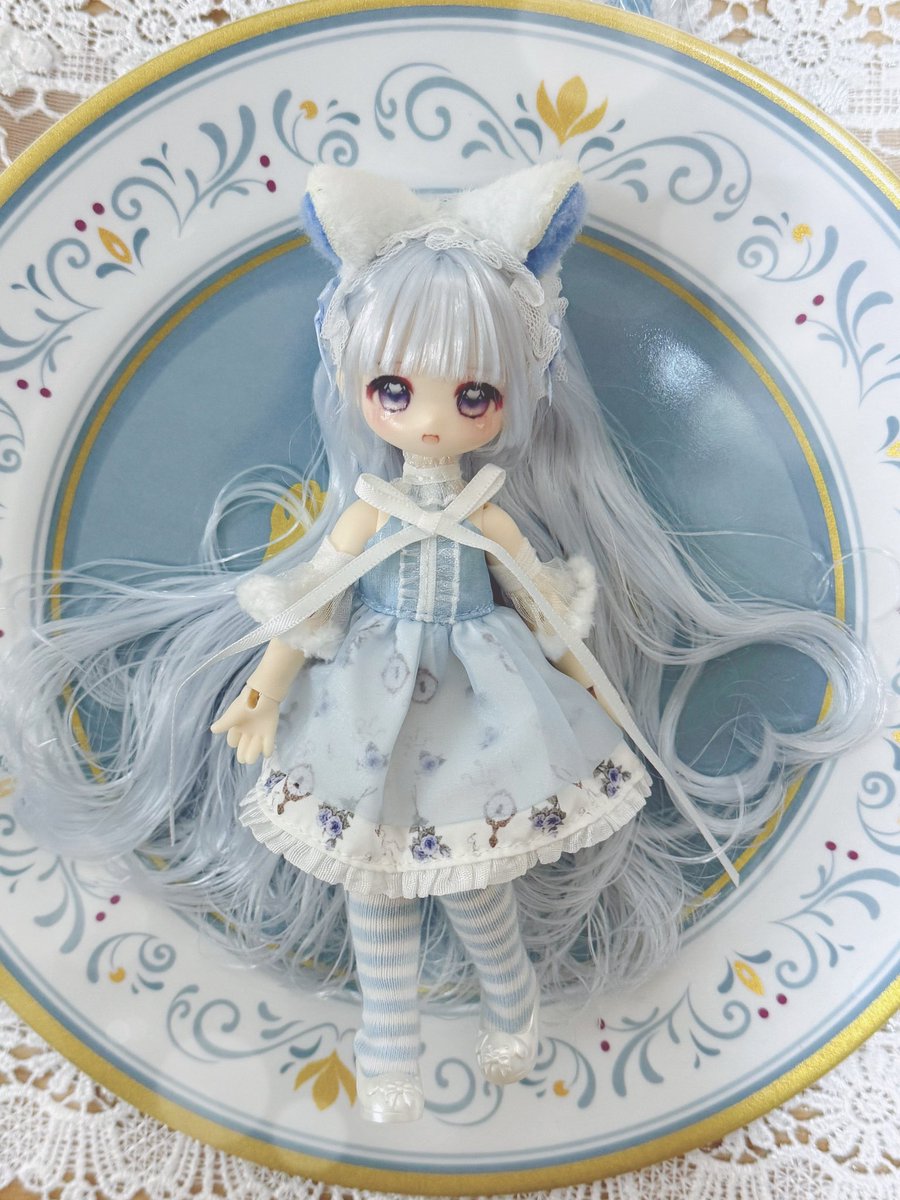 mofuko_p's tweet photo. 久しぶりのブラインドドール
スカーレットちゃんでした🩵🪽
このお値段でこのクオリティ！
かわいい…！

#不可食用人形
#InedibleDoll
#風息物語 https://t.co/ET1nhXrTk8