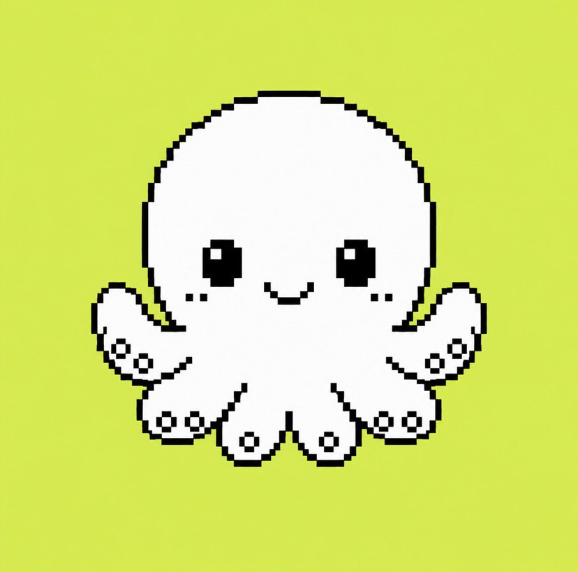 Robinpixiess's tweet photo. Who wants this cutie? 🥹🐙
Would you make it your PFP? 👀 https://t.co/o2fI5J2jG8