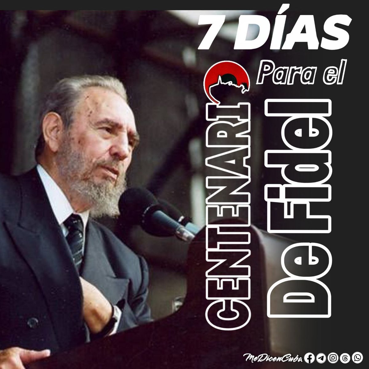 YarimaPrezLopez's tweet photo. Mi eterno Comandante #100AñosConFidel #PuertoPadre
@LorenzoOsbel @Girasol43692144 @NorgeZ46532 https://t.co/IYihi73pZD