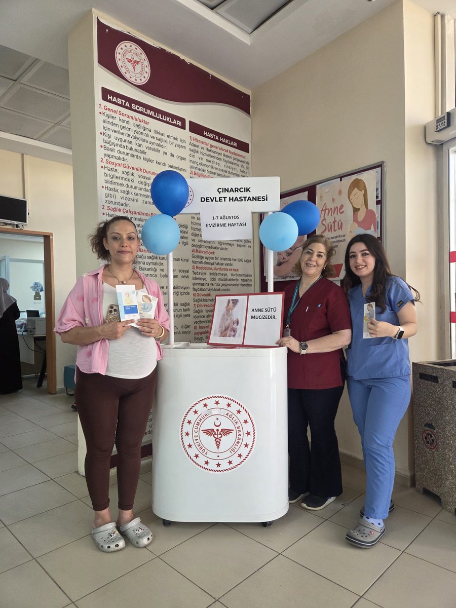cinarcikdh's tweet photo. 1–7 Ağustos Dünya Emzirme Haftası

Emzirme; bebeğin sağlıklı büyümesi, gelişmesi ve güçlü bir bağışıklık sistemine sahip olması için en değerli başlangıçtır. 
#Dünyaemzirmehaftası https://t.co/95mRlB5ghB