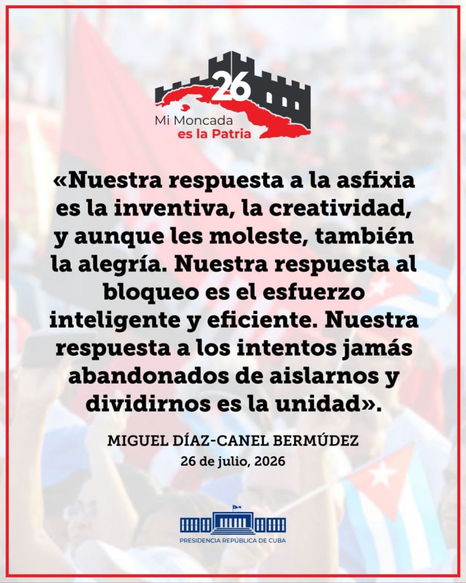 YarimaPrezLopez's tweet photo. #CubaResiste #PuertoPadre
@DiazCanelB @LorenzoOsbel @Girasol43692144 @NorgeZ46532 https://t.co/ZZYGkcNEtS