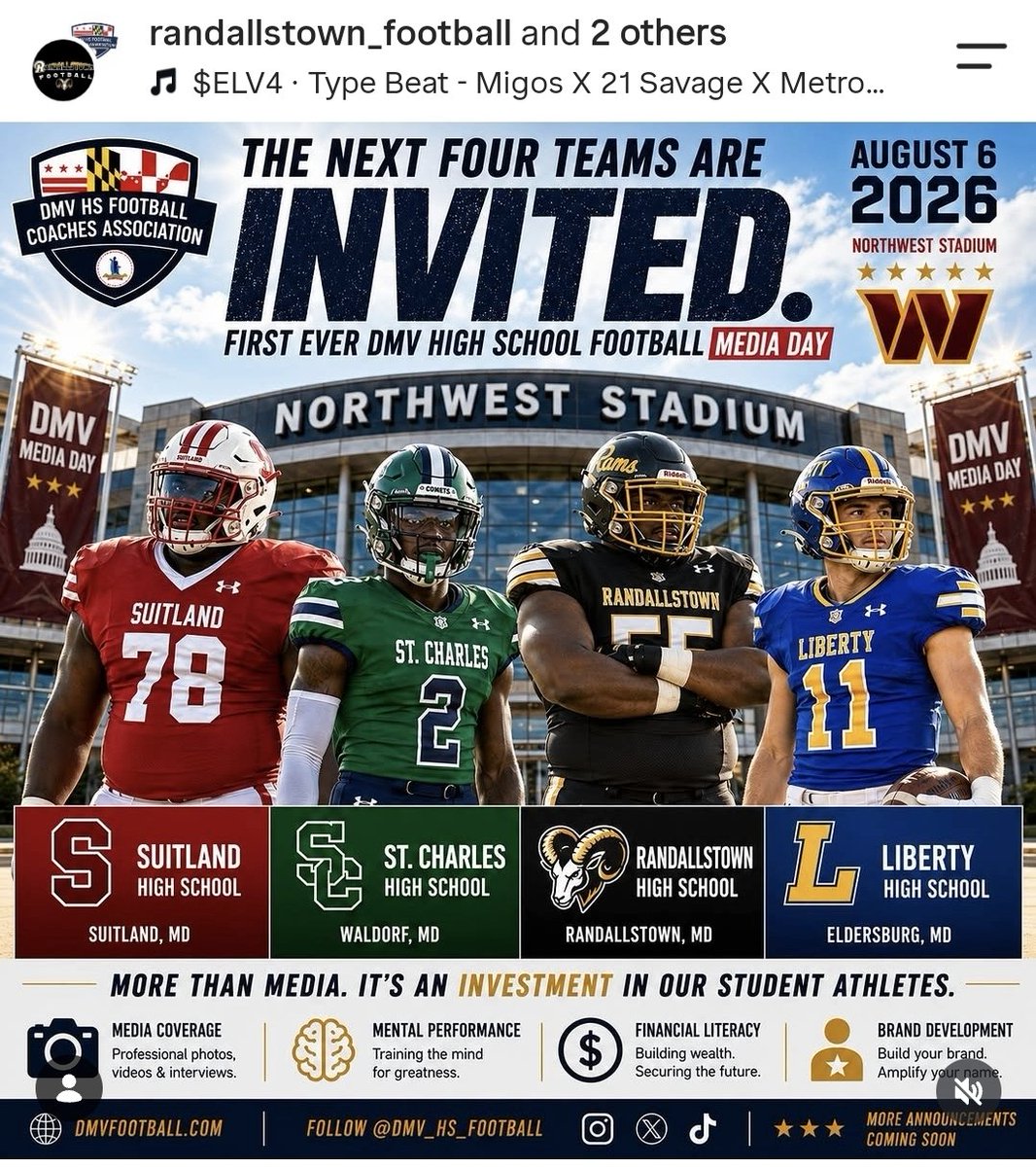 yeahdats_Collin's tweet photo. Inaugural DMV Media Day hosted by @DMV_HS_Football &amp; @Commanders 

Stay tuned........... https://t.co/loqNHVI8FK