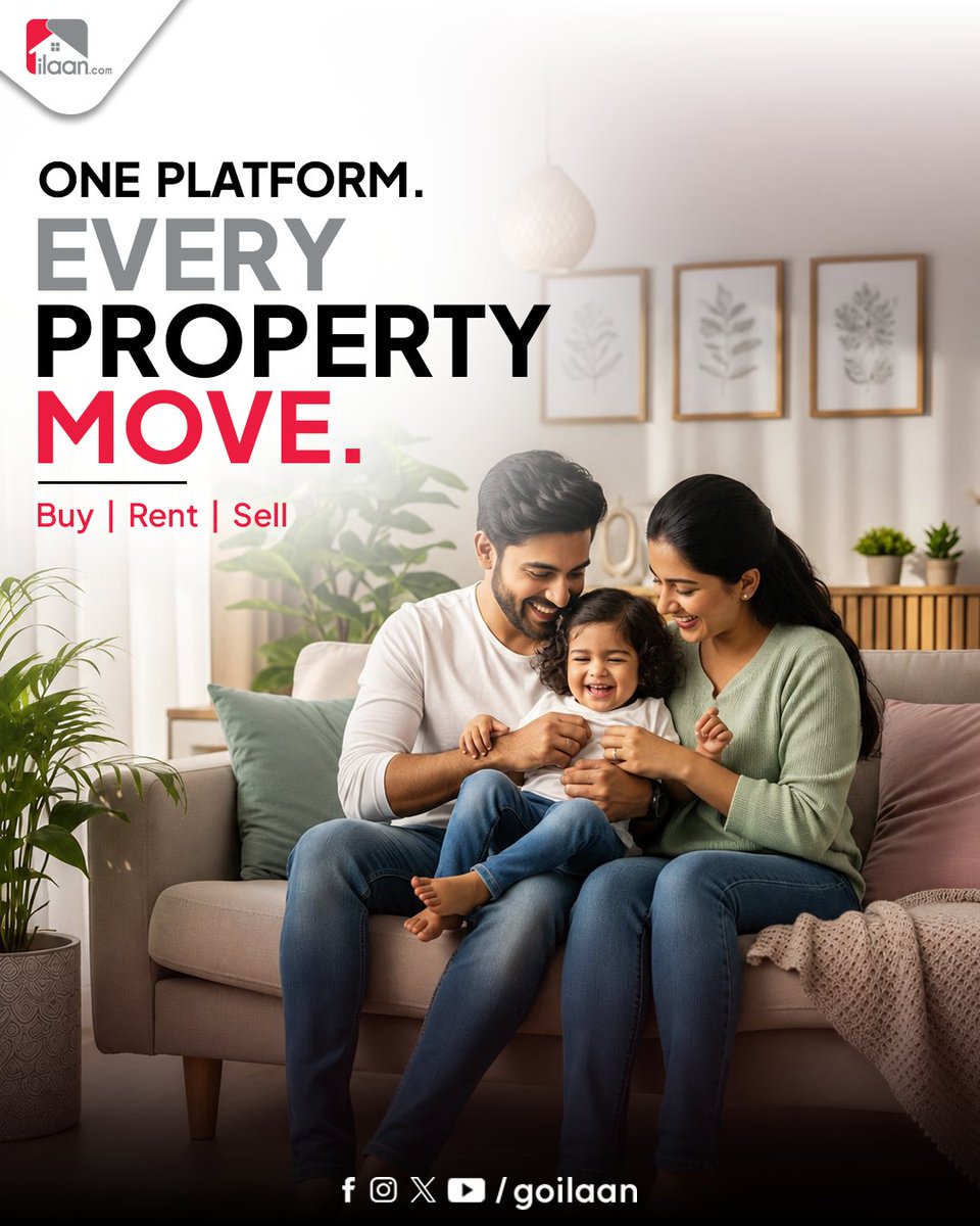 goilaan's tweet photo. Everything your property journey needs—in one place.
✅ 0% Commission
✅ Verified Owners
✅ Secure Payments
Buy. Sell. Rent. Smarter.
👉 Start today with https://t.co/JjsYhO0rQS
#ilaan #PakistanProperty #ZeroCommission #VerifiedOwners #SecurePayments #RealEstatePakistan https://t.co/T0FUnMZOXr