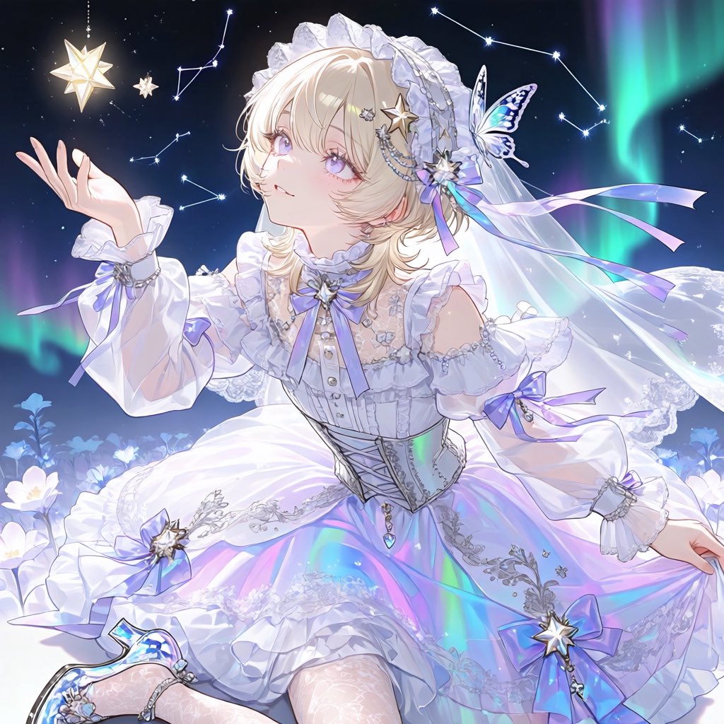 hiyoko86637's tweet photo. アメちゃんの服最高すぎていっぱい作った🫶✨️💕
アメちゃんありがとう〜💋

とにかく星と月を盛り盛りにつけました💪✨️ https://t.co/wDxOjV4UKh