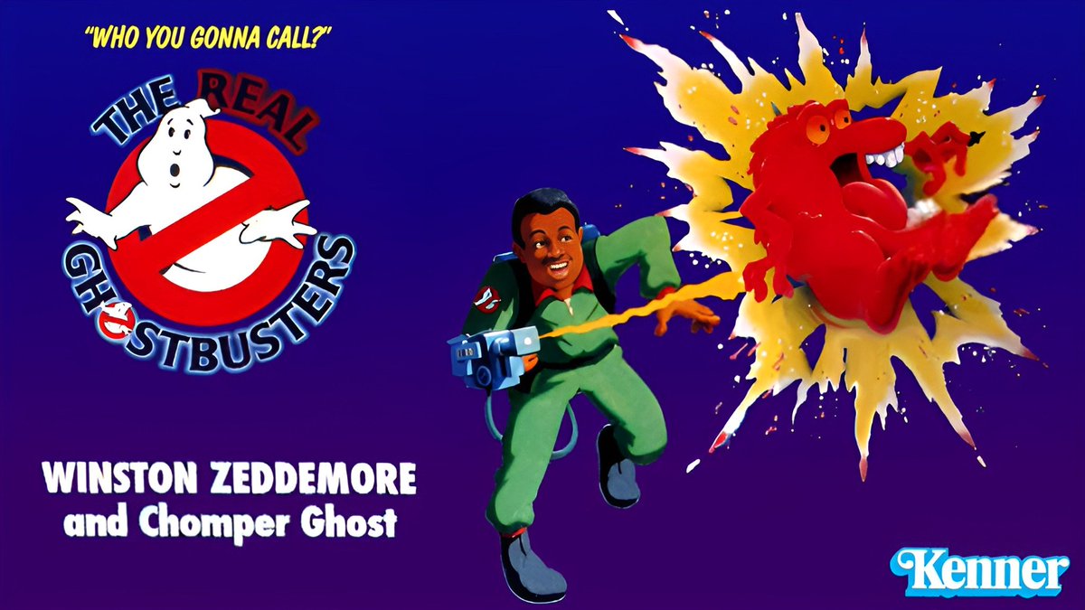 RealGBArchives's tweet photo. Packaging artwork for Kenner The Real Ghostbusters Winston Zeddemore. 👻 https://t.co/uJrQDoJQM4