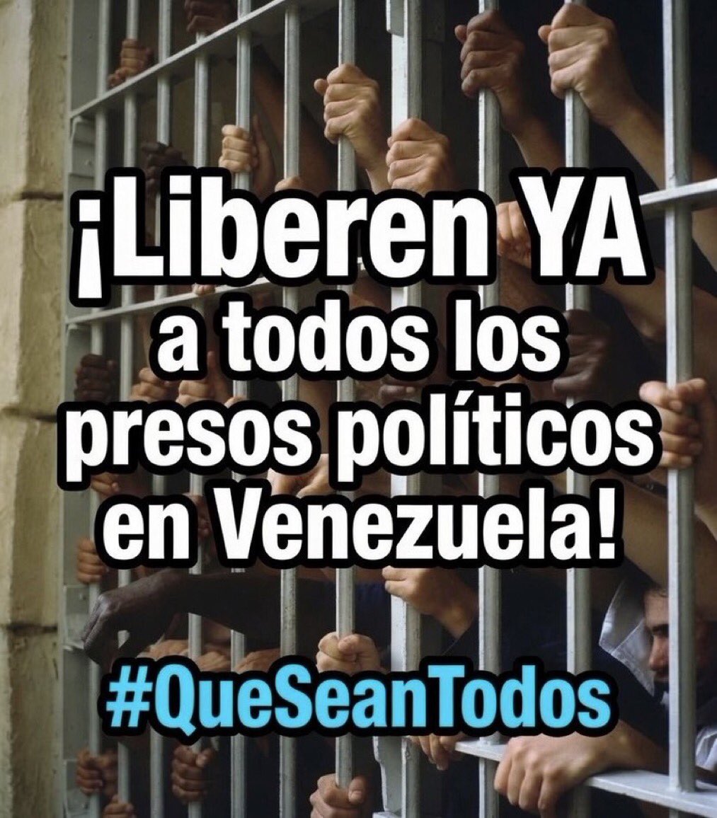 Pura_Miel's tweet photo. #BendecidoJuevesVenezuela 
#VenezuelaLibreDelInterinato 

                  🔴Seré breve🔴 

Libertad para todos los Presos Políticos rehenes del Régimen y no permitan @realDonaldTrump @RepMariaSalazar 
@marcorubio @SecRubio 
@usembassyve Sean utilizados como fichas de cambio. https://t.co/MNzg0Zi4Ot