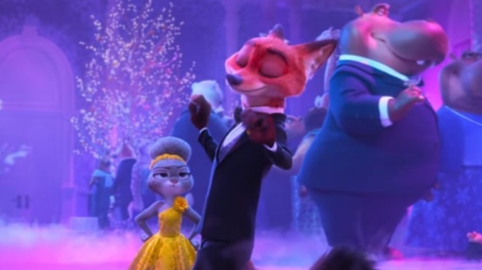 Rick27948860's tweet photo. Judy’s good at hiding the fact she loves his jokes, hopefully to see them cracking more jokes together in Z3 😅🦊#zootopia #zootopia2 #judyhopps https://t.co/KtT27U1ZMi