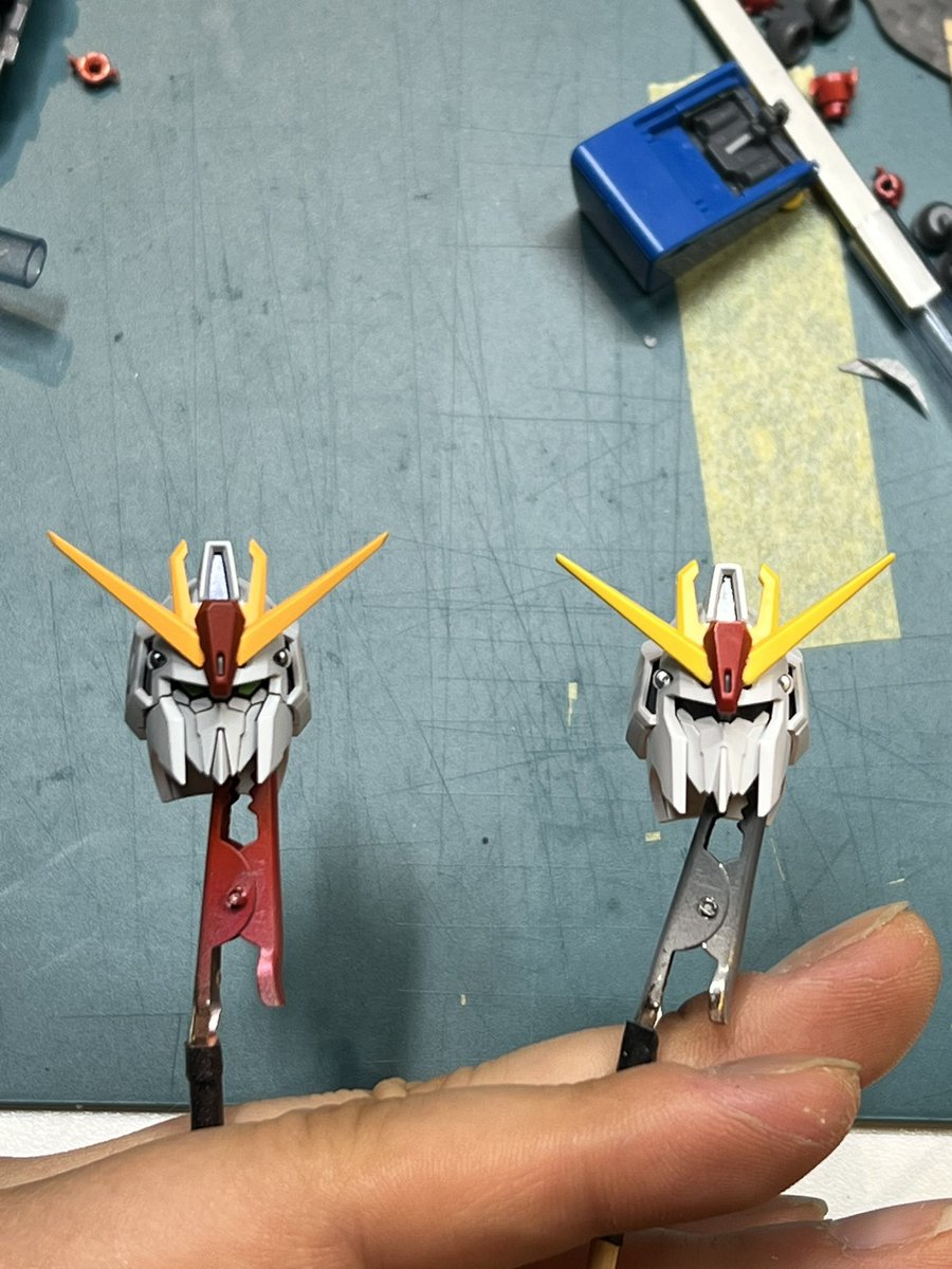 AF_SOHO's tweet photo. [WIP]

Head Comparison

#Zカンダム #verka #msz006 https://t.co/Ig98WrGfNa