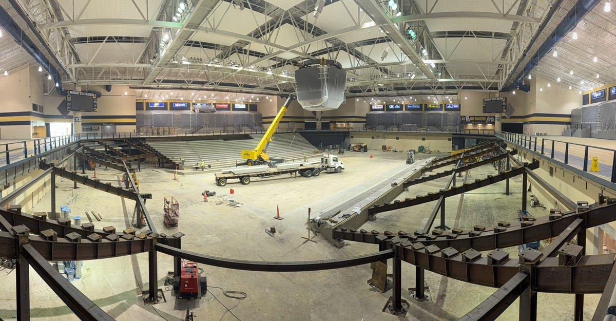 BrockRydecki_AD's tweet photo. Great progress walk this morning! Lots of activity around @MSURacers Athletics this summer! A few shots here and much more going on!

Appreciate all the contractors and their work around the clock for these donor funded projects! We couldn’t do it without their support! https://t.co/ahF6q03NoH