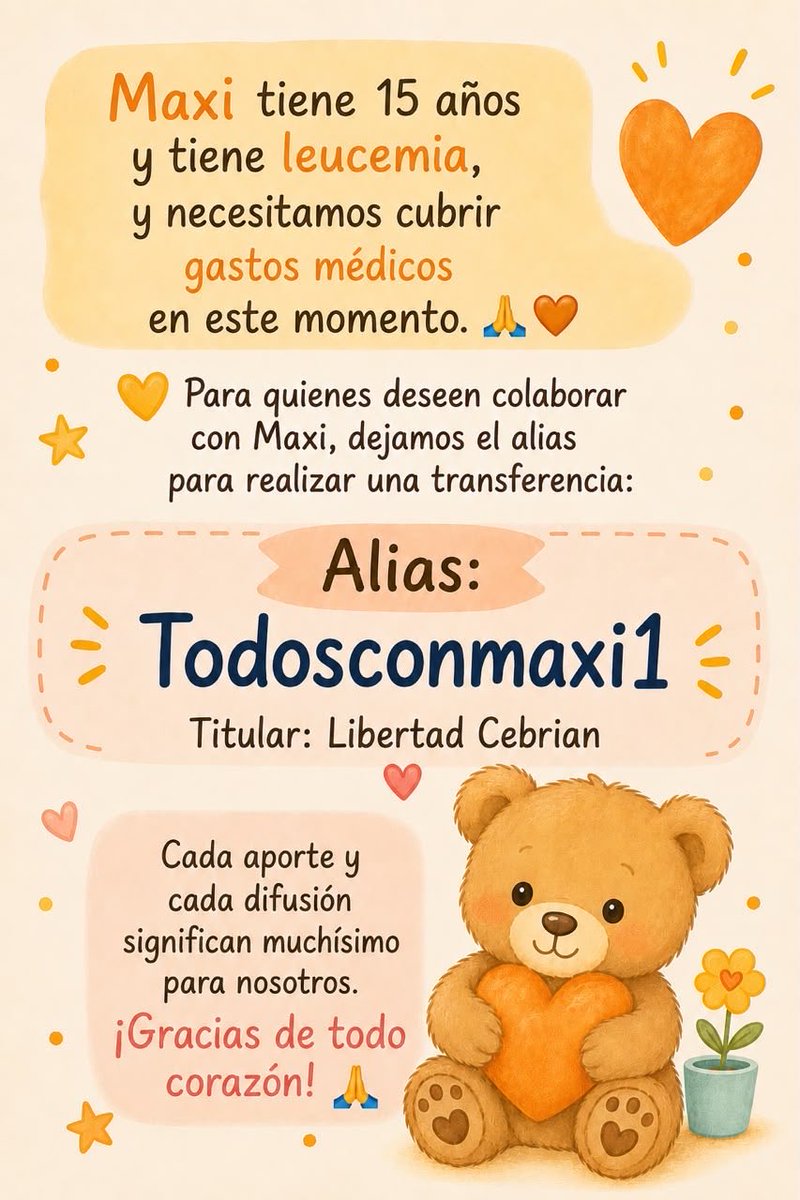 CasifuiRaul's tweet photo. Les pido si pueden colaborar o difundir
Maxi asiste al mismo centro de terapias que el hijo y su familia necesita solventar gastos de su tratamiento https://t.co/R4wlArRlCa