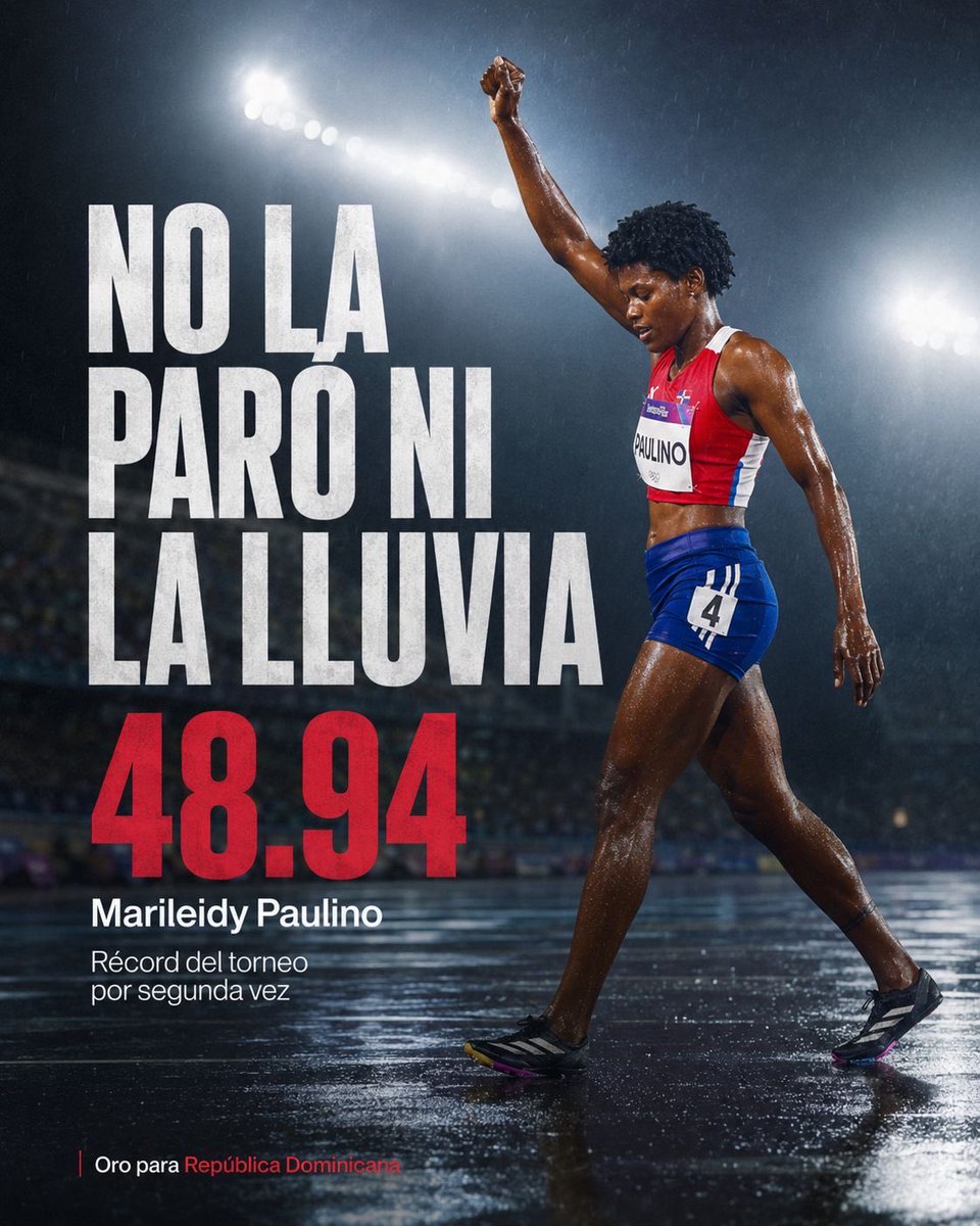 ktaverasd's tweet photo. ¡Qué orgullo ser dominicanos! 🇩🇴🥇

El oro de Marileidy Paulino en los 400 metros, el de María Dimitrova en kata femenina y las demás preseas doradas conquistadas ayer demuestran que el talento, la disciplina y el corazón de nuestros atletas. 
¡Gracias por llenar de orgullo a toda la nación!

#SantoDomingo2026 #OrgulloDominicano