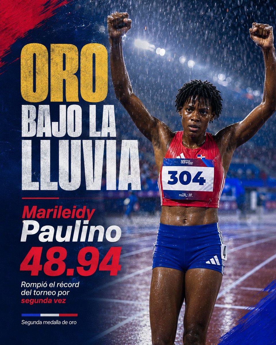 ktaverasd's tweet photo. ¡Qué orgullo ser dominicanos! 🇩🇴🥇

El oro de Marileidy Paulino en los 400 metros, el de María Dimitrova en kata femenina y las demás preseas doradas conquistadas ayer demuestran que el talento, la disciplina y el corazón de nuestros atletas. 
¡Gracias por llenar de orgullo a toda la nación!

#SantoDomingo2026 #OrgulloDominicano