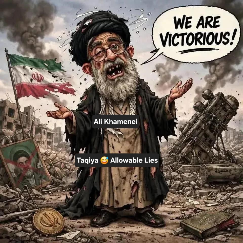 pitersim's tweet photo. @EliAfriatISR Iran talks to Ali Khamenei in jannah 😅 https://t.co/hY19O8oRxD
