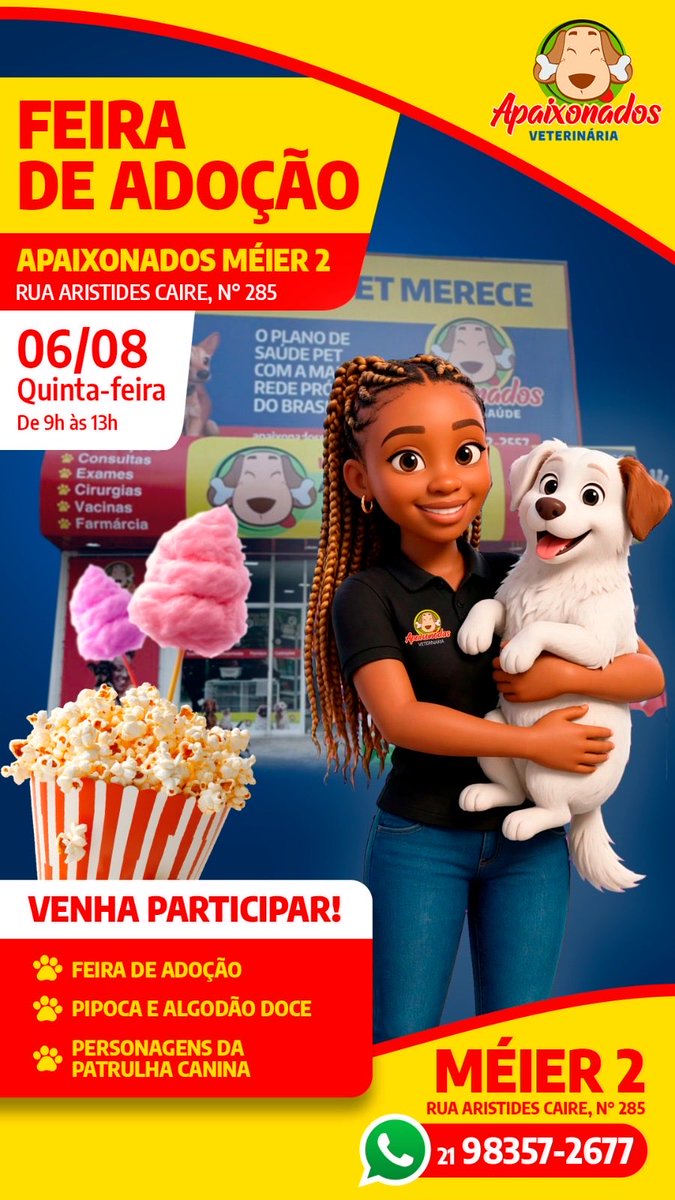 oquefazereng's tweet photo. 📣 Notícia: Hoje rola a feira de adoção na Rua Artistides Caire 285 - Méier. #oquefazerengenhodedentro https://t.co/lNba4tELqP