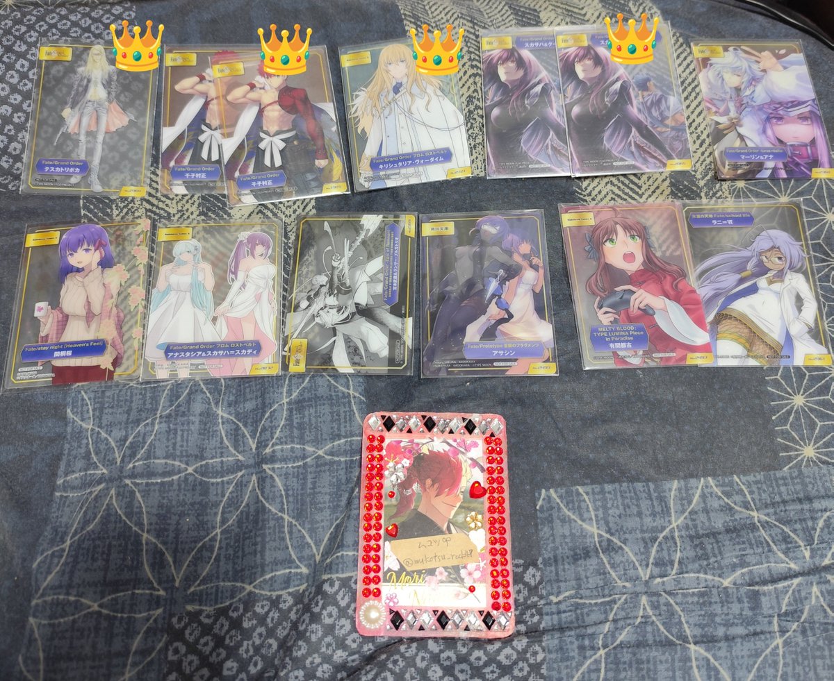 mukotsu_rock47's tweet photo. FGO fate TYPE-MOON ABTCカード A.B-T.Cカード アニメイト特典  交換 ポトレ

譲 画像1-3

求 画像4-7(異種ポートレイト他)

1枚目クリア(レア)
👑、2枚目2段目までは優先度高いものとの交換優先
➝ https://t.co/CuWNM3tALa
