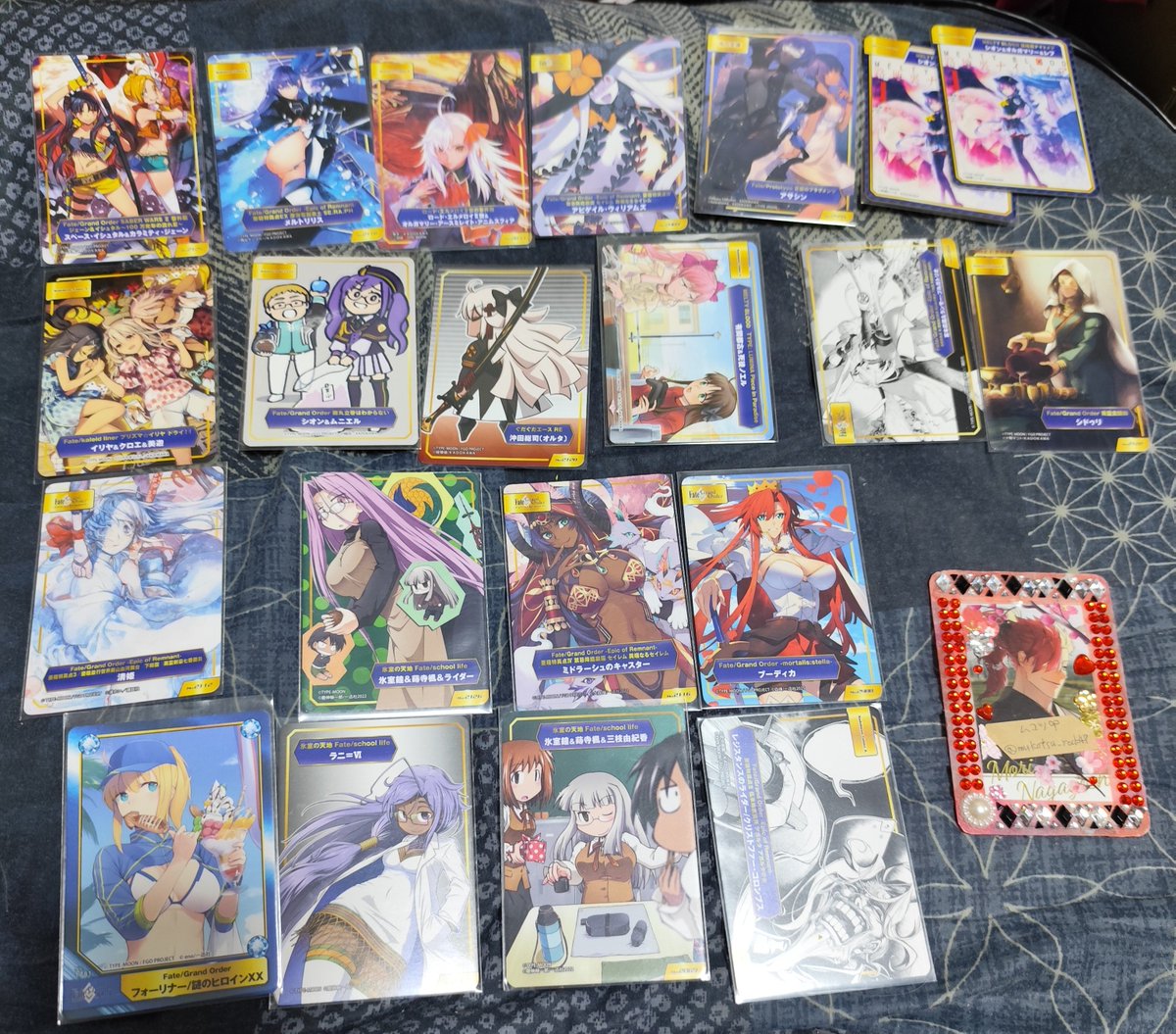 mukotsu_rock47's tweet photo. FGO fate TYPE-MOON ABTCカード A.B-T.Cカード アニメイト特典  交換 ポトレ

譲 画像1-3

求 画像4-7(異種ポートレイト他)

1枚目クリア(レア)
👑、2枚目2段目までは優先度高いものとの交換優先
➝ https://t.co/CuWNM3tALa