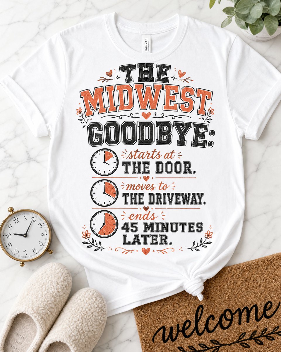CoolDrips's tweet photo. For the friend who turns goodbyes into an Olympic sport, this tee is your gold medal! Relate much? Tap to shop. #TheMidwestWay #GoodbyeMarathon #cooldrips

https://t.co/MU6koSJmgg https://t.co/fB9mZAGL9Y