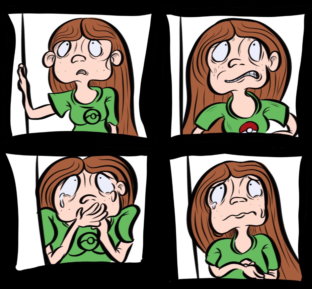 hello2myfriend3's tweet photo. pages from a scrapped comic I started in december https://t.co/9MrpJkMn1I