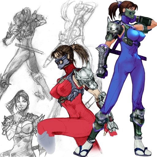 Arrkaon's tweet photo. Taki art for SoulCalibur III https://t.co/kWIBPUB4m5
