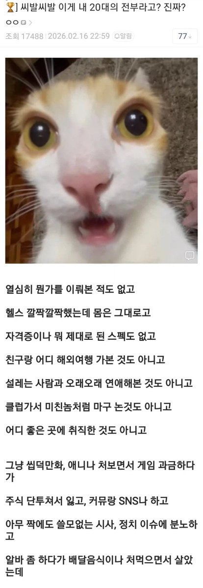 cmlf06's tweet photo. 이게 내 20대의 전부라고? https://t.co/Ptpg9IY7Pb