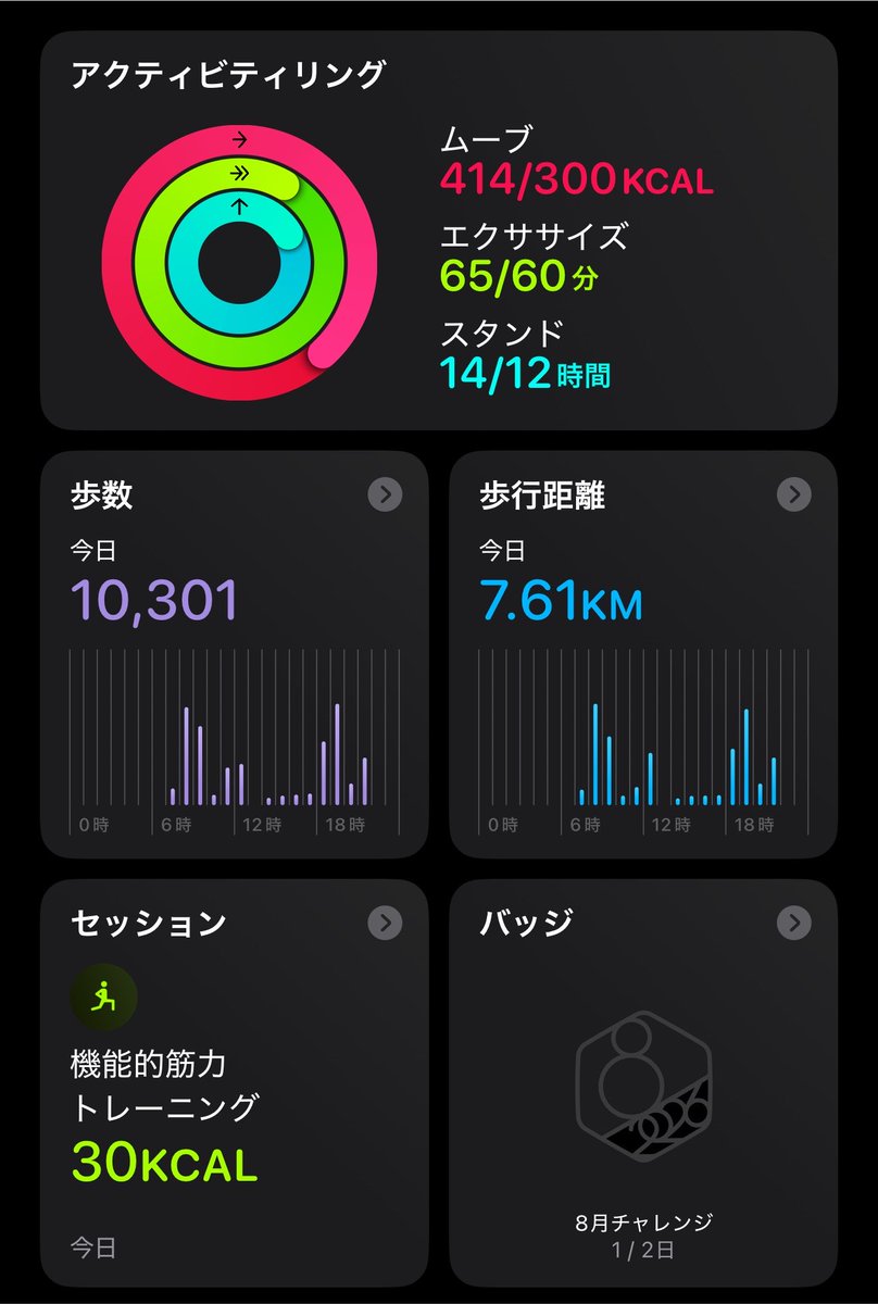 grygrt12's tweet photo. ギリ1万歩達成！
二の腕のトレ動画も2本やった🙋🏻‍♀️ https://t.co/hVbNMmiWbi