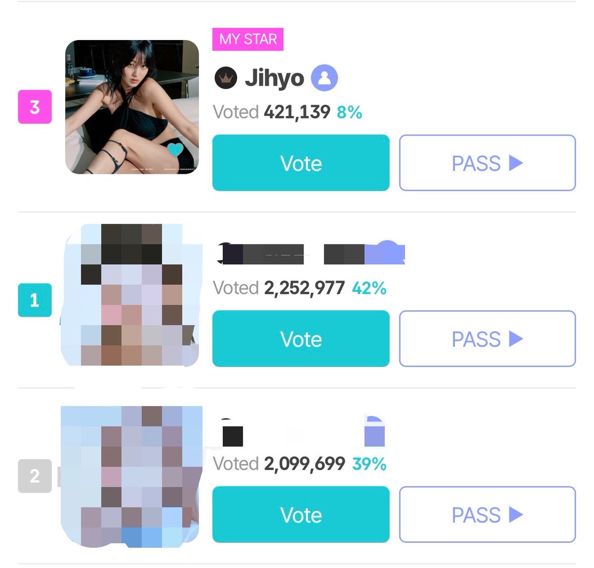 TFVUnion's tweet photo. TMA MYSTAR FEMALE CATEGORY “JIHYO” 🏆

ONCE, don’t forget to cast your max 3000 star vts and max 40 ads/day/acct.

⏰voting ends 08.17
📝App Tutorial: https://t.co/A8BGDTZDC9
🗳️Voting Page:  https://t.co/upwveKWsE3
#JIHYO #TWICE https://t.co/dYvxVbYKPT